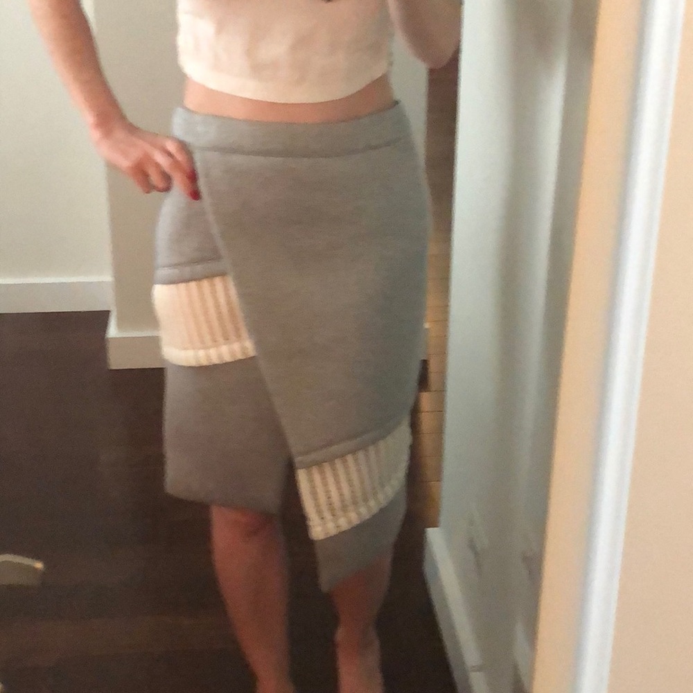 Pencil skirt - sweatshirt material